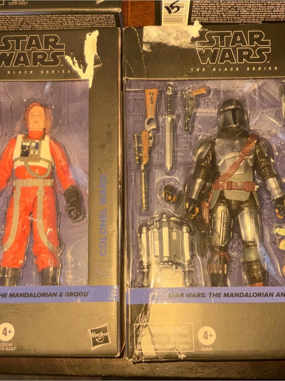 Set of 4 Star Wars Black Series Action Figures